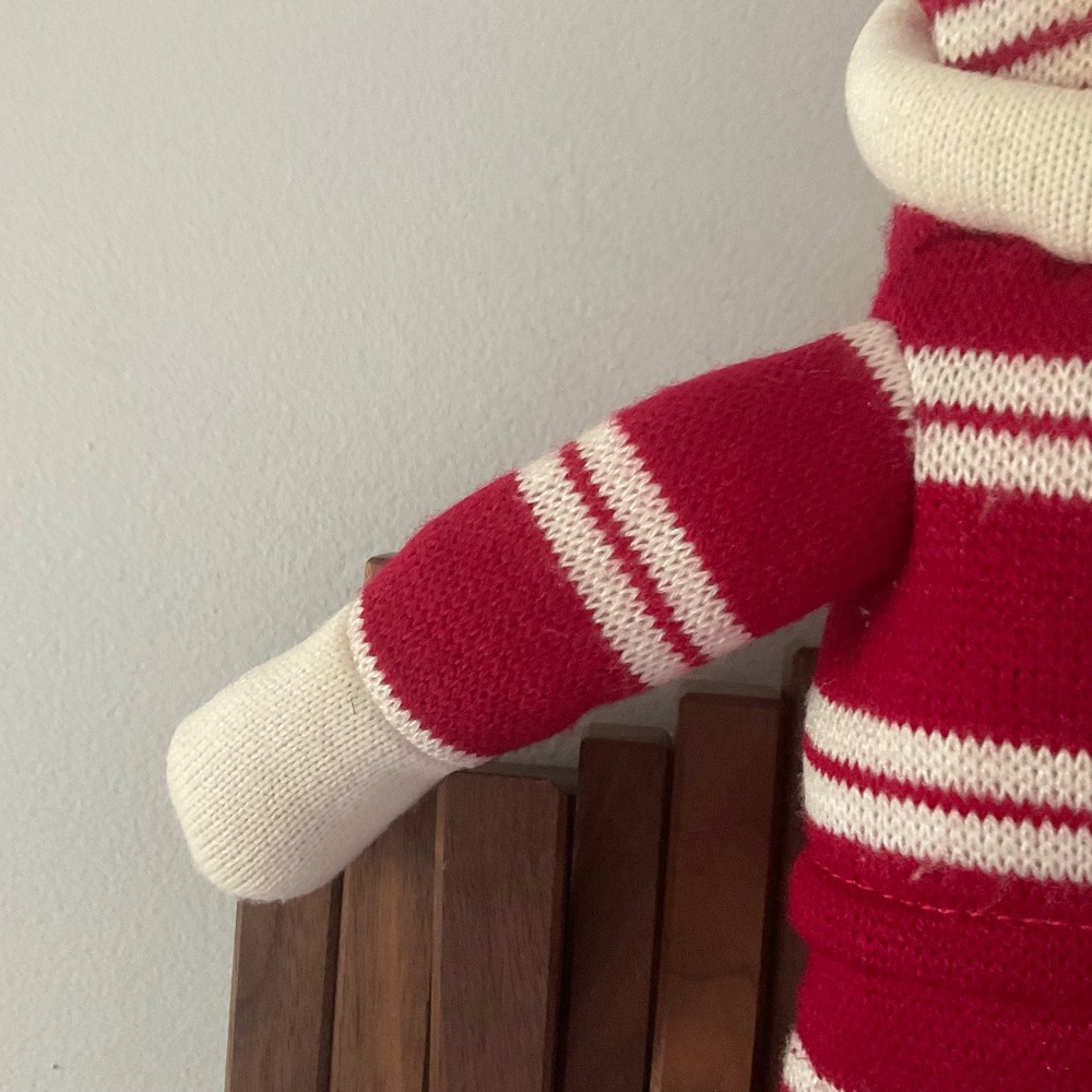 Sock monkey,red and white - Picture 8 of 11